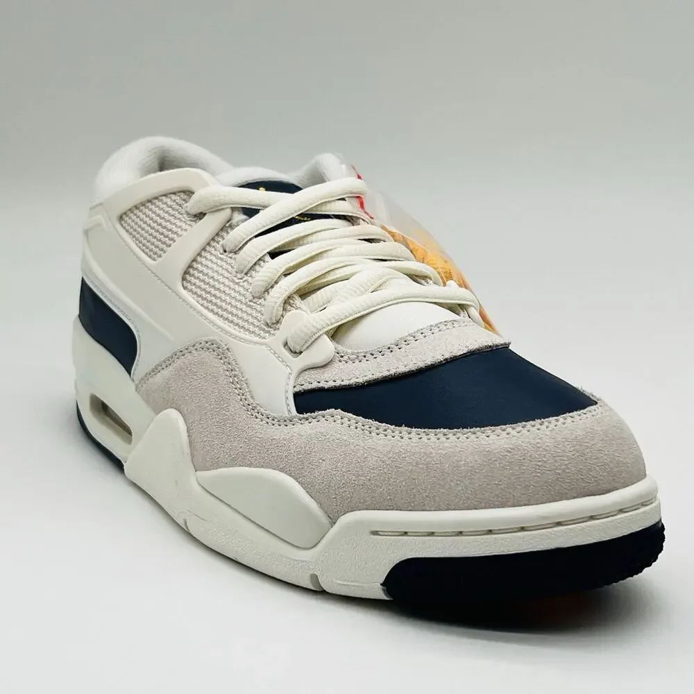 Nike Air Jordan 4 RM Sail Midnight Navy Sneaker FQ7939 107 Mens Size 9 Shoe New